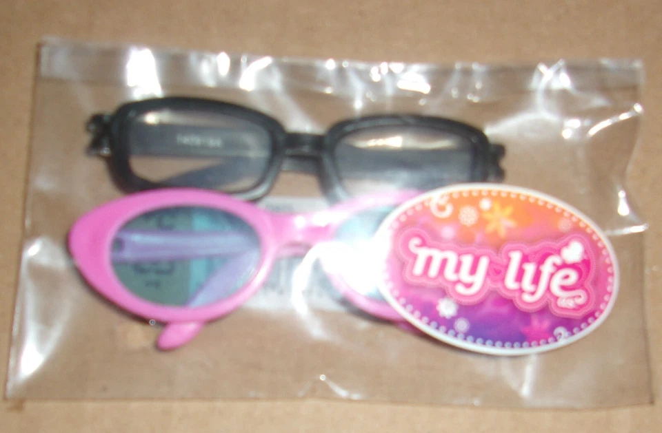 LEER: 2 pares de gafas My Life para muñecas My Life de 18" - marco negro y marco rosa Foto 1 de 1
