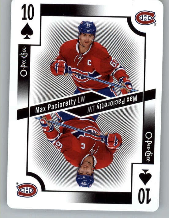 2017-18 O-Pee-Chee Playing Cards #10S Max Pacioretty (ref 151243) - Image 1 of 2