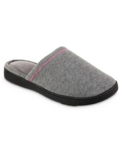 Isotoner Womens Heathered Jersey Jillian Clog Slipper, Size 7.5/8 - Picture 1 of 5