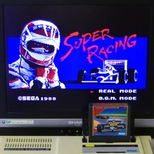 SUPER RACING SEGA markIII Cart Only Japan Import NTSC-J MASTER SYSTEM mark3 mk3 - Picture 1 of 2