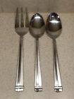 PFALTZGRAFF STAINLESS FLATWARE PFF29 3 MISCELLANEOUS PCS. MEAT FORK PLACE SPOONS
