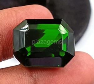 31.60 CT NATURAL EMERALD SHAPE CERTIFIED GREEN GARNET LOOSE GEMSTONE 4RDP - Picture 1 of 9