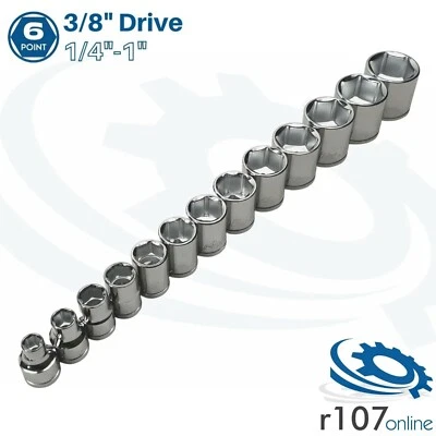 Blue Point 3/8" AF Imperial Socket Set 1/4"-1" - As sold by Snap On - Image 1 of 3