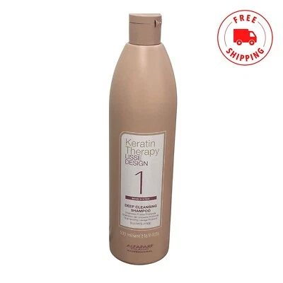 ALFAPARF MILANO KERATIN THERAPY LISSE DESIGN Deep Cleansing Shampoo 500ML 16.9OZ - Image 1 of 2