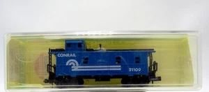 NIB - N Scale Model Power 3497 Conrail  Offset Cupola Steel Caboose - NIB - Picture 1 of 2