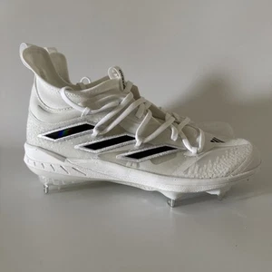 BOTINES de béisbol Adidas para hombre 7,5 ADIZERO AFTERBURNER 9 NWV blancos/negros ID1667 - Imagen 1 de 9