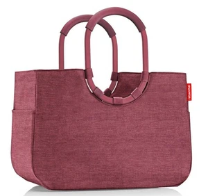 reisenthel loopshopper Tasche L Einkaufstasche Korb twist maroon OR3104 - Bild 1 von 3