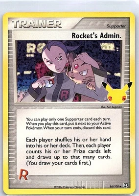 Rocket's Admin. 86/109 Celebrations: Classic Collection - Pokemon Card - NM - Image 1 of 2
