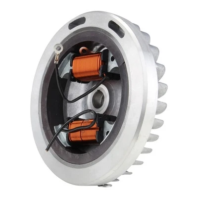 Schwungrad Lüfterrad Polrad mit Spulen von RMS für Piaggio Ciao Bravo SI Boss - Bild 1 von 4