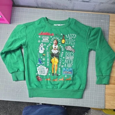 Sudadera Buddy The Elf Talking Niños Talla M(8) Verde Foto 1 de 2