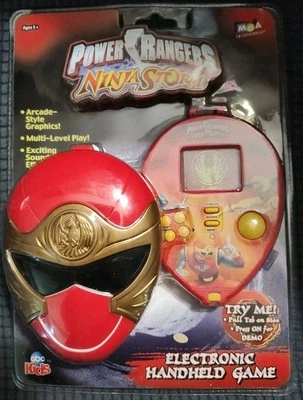 De colección Nuevo Sellado Power Rangers Ninja Storm Portátil Juego Electrónico Juguete 2003 Foto 1 de 4