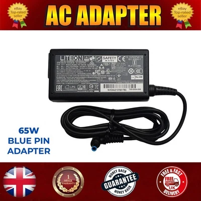 FÜR HP PROBOOK 6555B 6470B 6570B 450 PS 550 530 250 255 65W LITEON ADAPTER - Bild 1 von 4