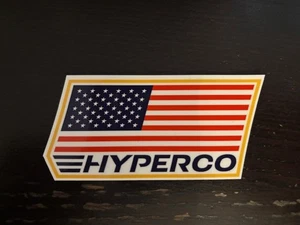 Hyperco Coil Over Springs USA FLAG 4"X1.75" STICKER - Picture 1 of 1