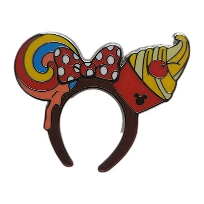 Disney Pin 2025 Hidden Disney Park Treats Dole Whip Earbands #170928 Trade - Image 1 of 4