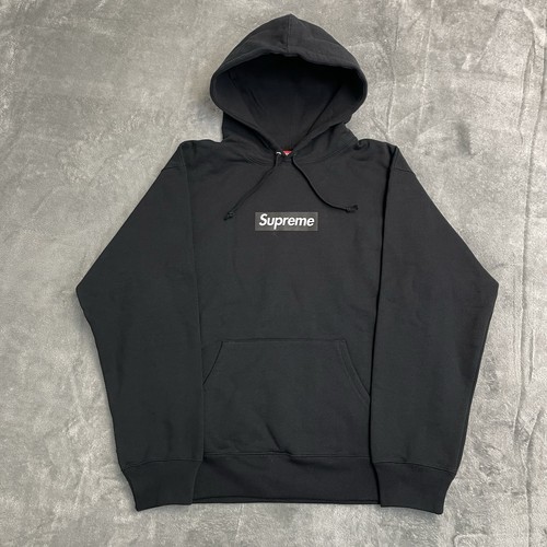 Rara felpa con cappuccio Supreme West Hollywood Box logo taglia XL