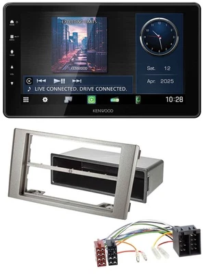 Kenwood MP3 Bluetooth USB DAB Autoradio für Iveco Daily (2006-2014) silber - Bild 1 von 4