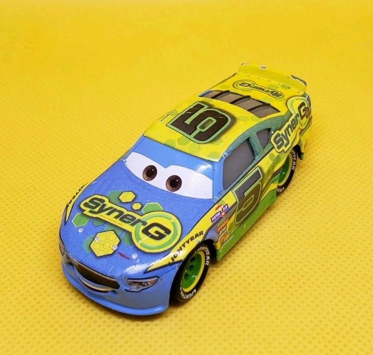 Disney/Pixar/Mattel/Cars Lane Locke #5 SynerG Racer 1:55 Raro Excelente Estado... Foto 1 de 4