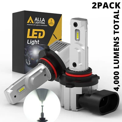 Alla Lighting HB4 LED White Fog Light Bulbs Lamps for Corolla,Aluminum GF-4000LM - Image 1 of 4