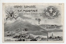 SEMPIONE - Grandi Manovre - Novara, Domodossola e Ivrea - Agosto-Settembre 1907.