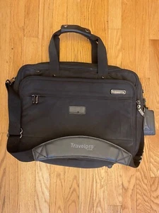 Travelpro Platinum II borsa da notte weekend in pelle: cinturino, manico, etichetta EX/Cond. - Foto 1 di 2