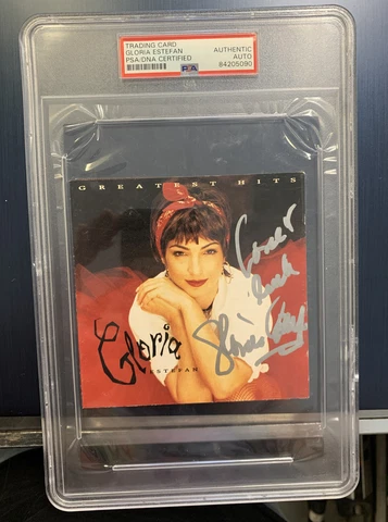 GLORIA ESTEFAN SIGNED Greatest Hits Cover JSA Cover