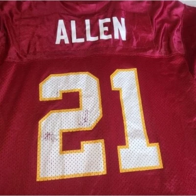 Винтажная футболка стартера ВАШИНГТОН РЕДСКИНС Терри Аллена МОЛОДЕЖНАЯ БОЛЬШАЯ... - Изображение 1 из 4