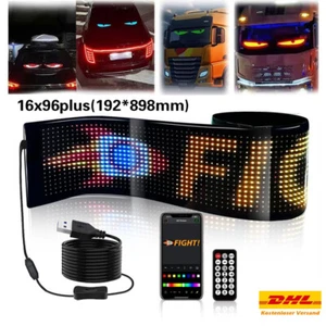LED Anzeigetafel LED RGB Display Programmierbar Werbetafel Auto Led Laufschrift - Bild 1 von 12