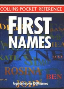 Collins Pocket Reference - First Names: A Guide to Over 1500 Names By Leslie Du - Picture 1 of 1