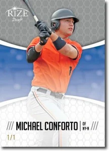 MICHAEL CONFORTO 2014 Rize Rookie BLANK BACK RC 1/1 - Picture 1 of 2