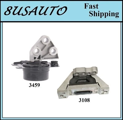 2PCS MOTOR & TRANS MOUNT FIT 2008-2010	CHEVROLET HHR 2.0L - MANUAL TRANS - Image 1 of 4