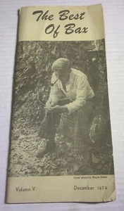 1976 "The Best of Bax" Booklet - Gordon Baxter Signed Personalized Note - Picture 1 of 5