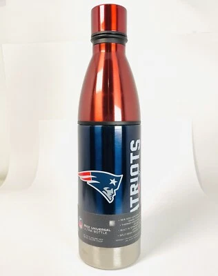 NFL New England Patriots 25 oz Universal Ultra Bottle Boelter Brands Metal RARE!