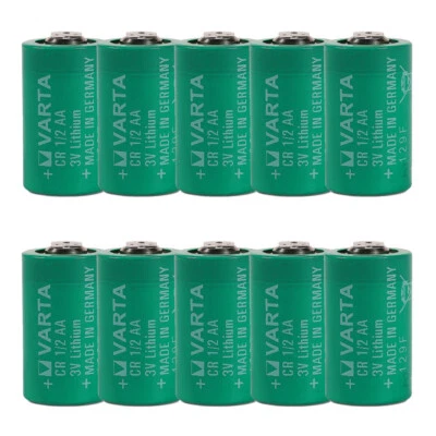 Batería 3V Micro Li-ion CR14250 950mAh 10 un. Nueva Batería Varta CR1/2AA NUEVA Foto 1 de 4