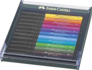 FABER-CASTELL Tuschestift PITT artist pen 12er Etui Basic - Bild 1 von 1
