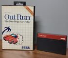 Out Run - (Sega Master System, 1987) SMS - NO MANUAL - Authentic - Tested