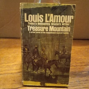 Treasure Mountain Louis L'Amour Western Novel Paperback Book - Imagen 1 de 4