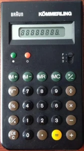 BRAUN ET55 Original TYPE4835 871-B Calculator Vintage Office supplies Rare Used - Picture 1 of 1
