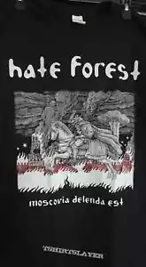 Hate Forest band short sleeve black color shirt KV26643 - Picture 1 of 2