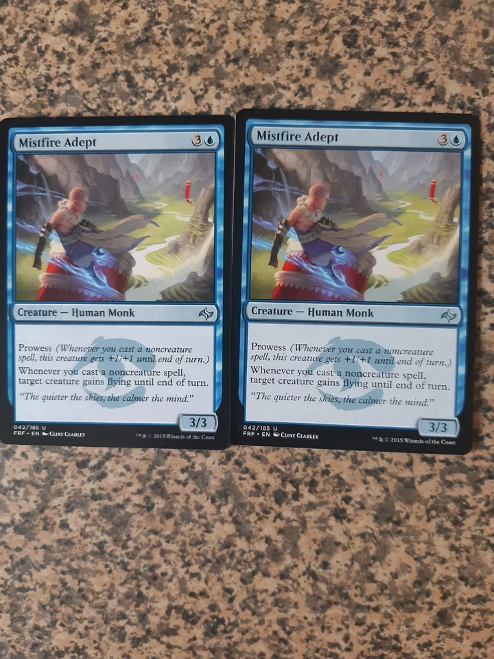 MTG 2 x Mistfire Adept - Fate Reforged - Image 1 of 1