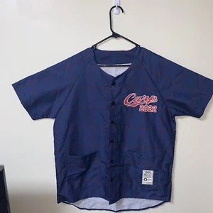 2022 Hiroshima Carp fan club limited edition shirt W/two Front Pockets. Size M. - Picture 1 of 8