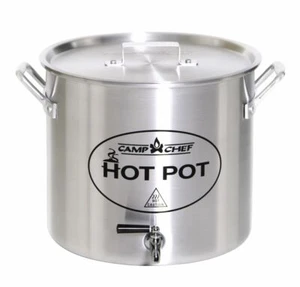 Wasserkessel CAMP CHEF Kochtopf Hot Pot aus Aluminium 19 Liter mit Ausgusshahn - Bild 1 von 6