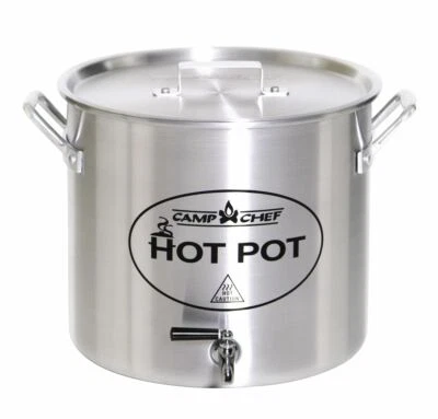 Wasserkessel CAMP CHEF Kochtopf Hot Pot aus Aluminium 19 Liter mit Ausgusshahn - Bild 1 von 4