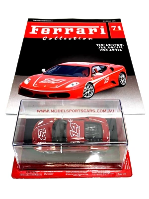 Ferrari Collection 1/43 Ferrari F430 Challenge No.14 revista de carro modelo vermelha #71 - Imagem 1 de 4