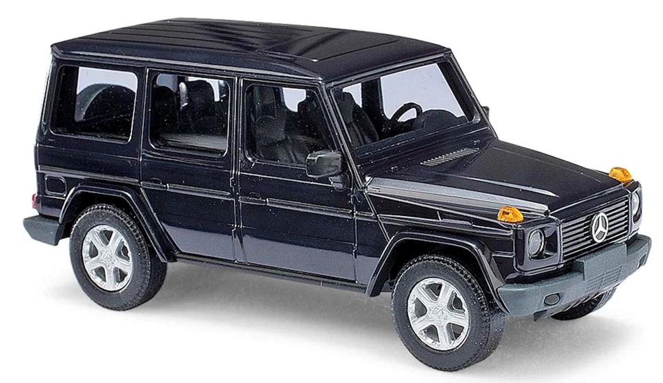 Mercedes Benz G Classe W463 SUV 1990-2001 Blu 1:87 Busch - Immagine 1 di 1