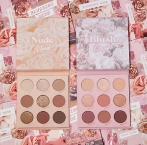 Colourpop BLUSHING NUDE Eyeshadow Palette Duo NUDE MOOD & BLUSH CRUSH New In Box - Picture 1 of 6