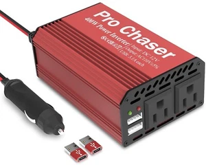 400W Power Inverters for Vehicles - DC 12v to 110v AC Car Inverter Converter - Picture 1 of 5