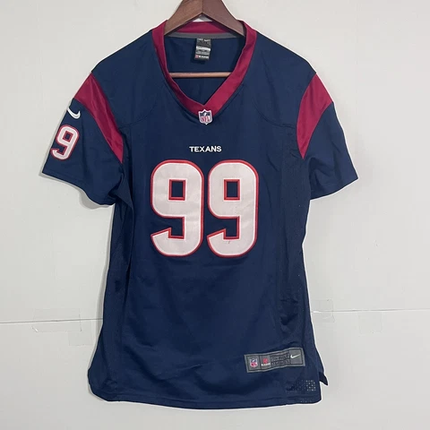 Nike Girls? Womens On Field Jersey Size 2XL Blue Houston Texans J.J. WATT 99 Cover