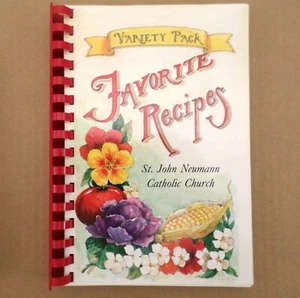 Variety Pack Favorite Recipes St John Neumann Catholic Church 2000 Cookbook - Picture 1 of 6