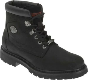 Harley Davidson Badlands 6" Herren Leder Schnür Biker Stiefeletten - Bild 1 von 4