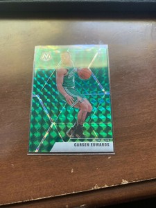 2019-20 Panini Mosaic Carsen Edwards Green Mosaic Prizm Rookie SP #220 RC Celtic